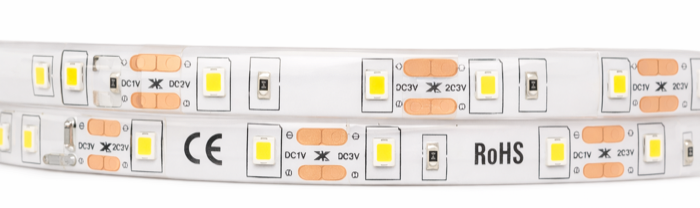 IP65 8mm Dış Mekan Drop Silikon Şerit LED